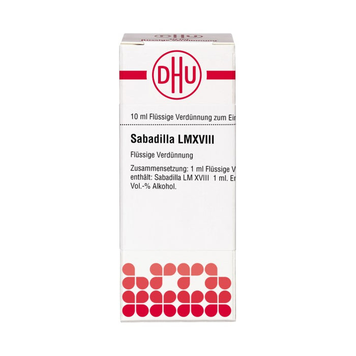 Sabadilla LM XVIII DHU Dilution, 10 ml Lösung