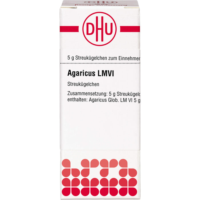 DHU Agaricus LM VI Streukügelchen, 5 g Globules