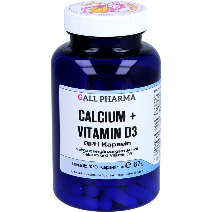 GALL PHARMA Calcium + Vitaminn D3 GPH Kapseln, 120 pc Capsules