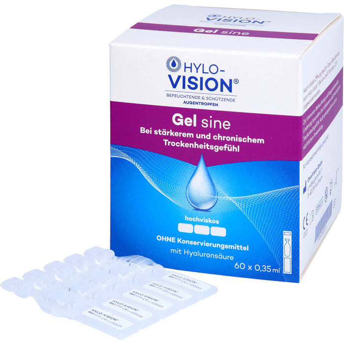 Hylo-Vision Gel sine Augentropfen, 60 pcs. Ampoules