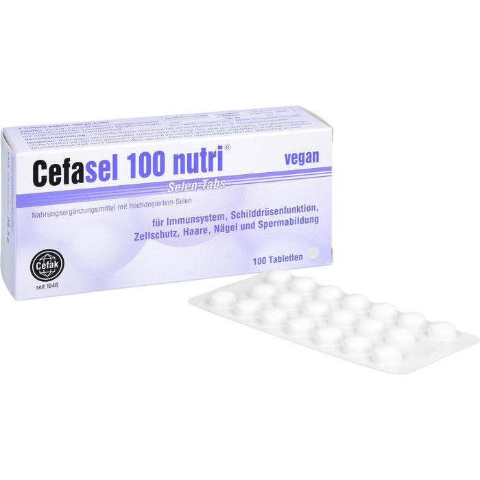 Cefasel 100 nutri Selen-Tabs Tabletten, 100 pc Tablettes