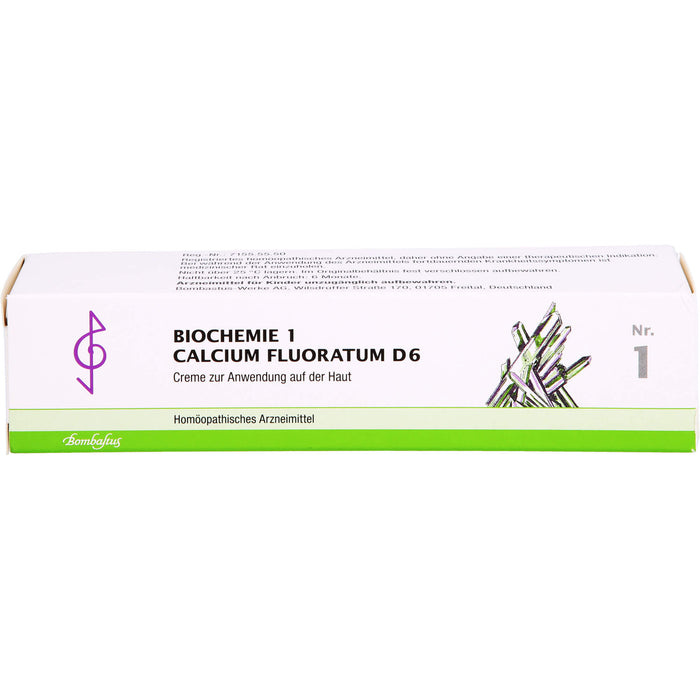 Biochemie 1 Calcium fluoratum Bombastus D6 Creme, 100 ml Crème