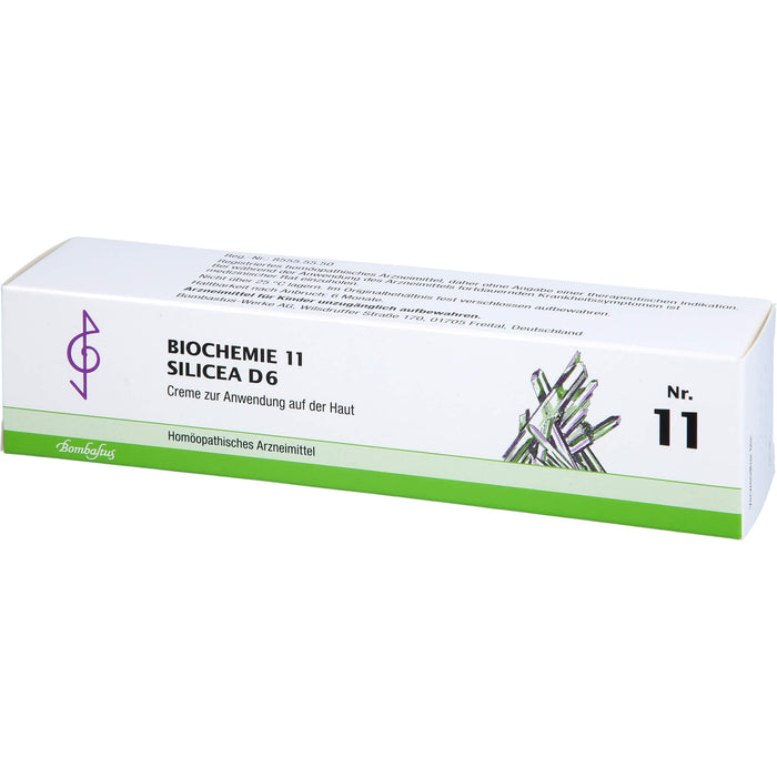 Bombastus Biochemie 11 Silicea D 6 Creme, 100 ml Cream