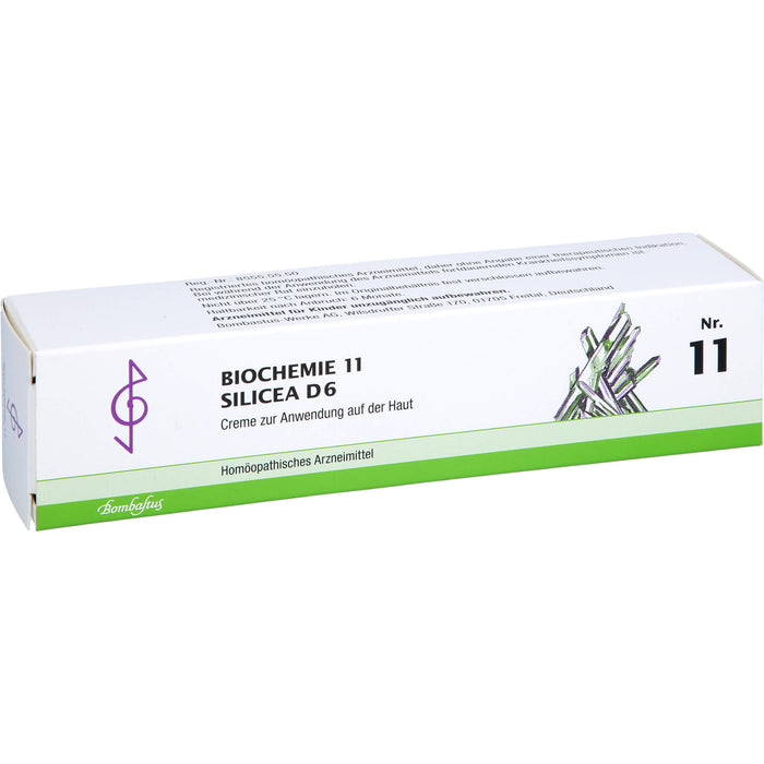 Bombastus Biochemie 11 Silicea D 6 Creme, 100 ml Cream