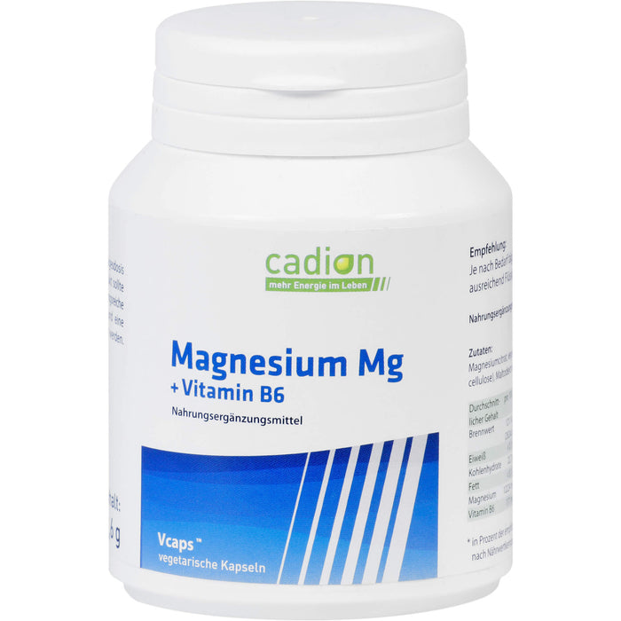 Cadion Magnesium Kapseln + Vitamin B6 Kapseln, 90 pc Capsules