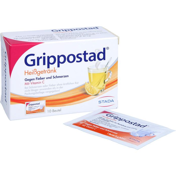 Grippostad Heißgetränk Pulver, 10 pc Sachets