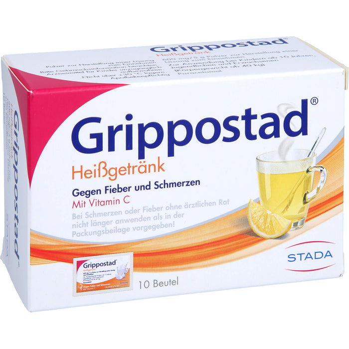 Grippostad Heißgetränk Pulver, 10 St. Beutel