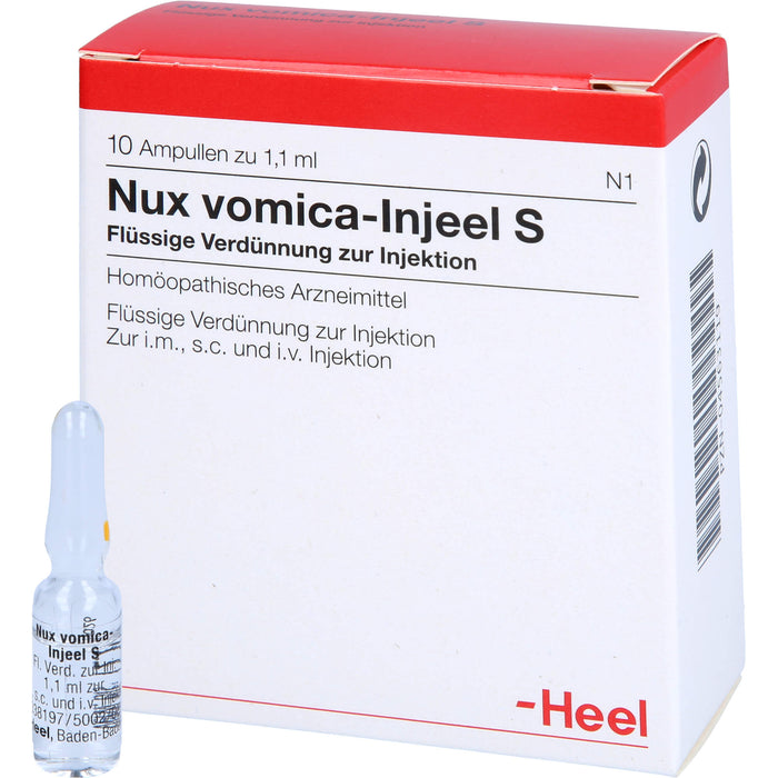 Nux vomica-Injeel S flüssige Verdünnung, 10 pc Ampoules