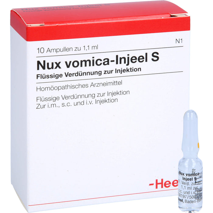 Nux vomica-Injeel S flüssige Verdünnung, 10 pc Ampoules