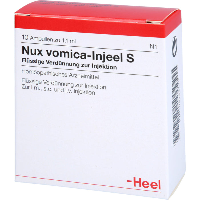 Nux vomica-Injeel S flüssige Verdünnung, 10 pcs. Ampoules