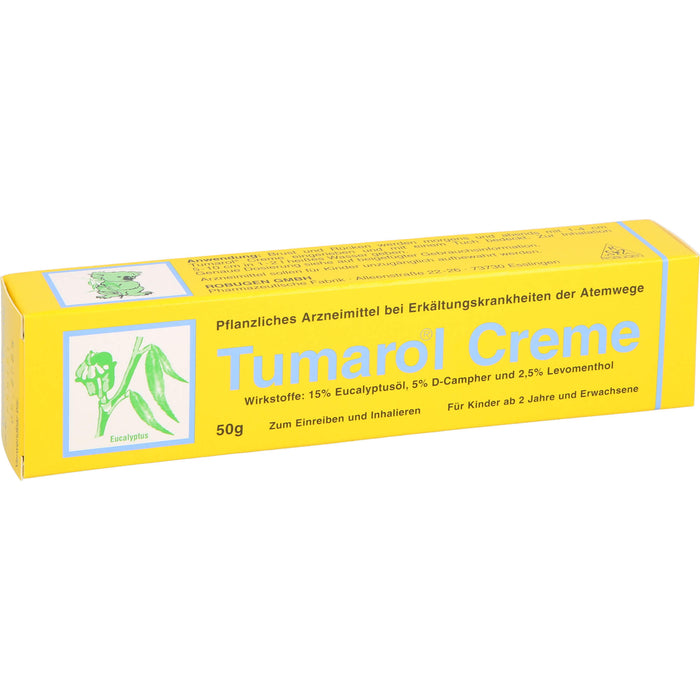 Tumarol Creme bei Erkältungskrankheiten der Atemwege, 50 g Cream