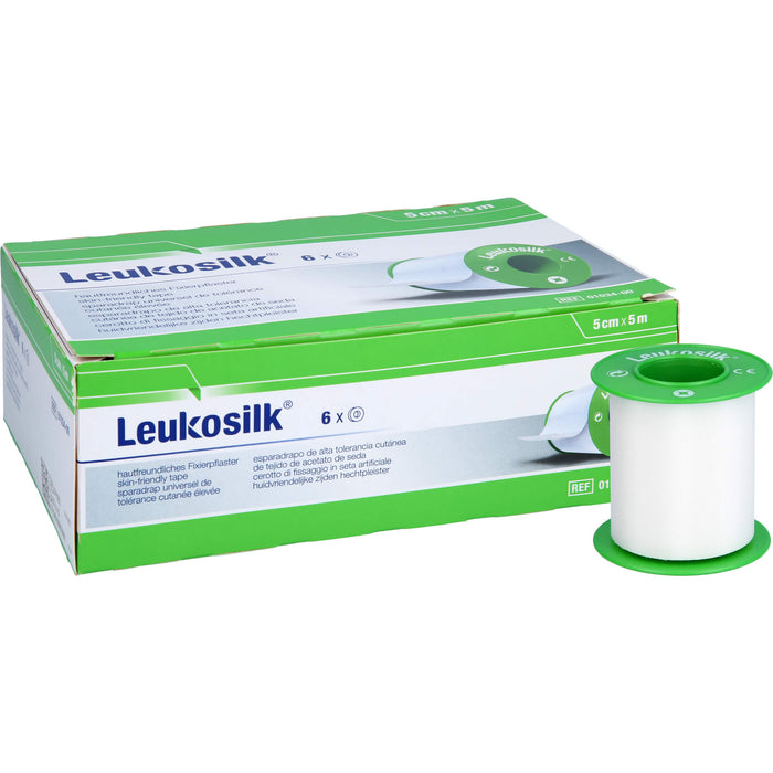 LEUKOSILK 5MX5CM, 6 St PFL