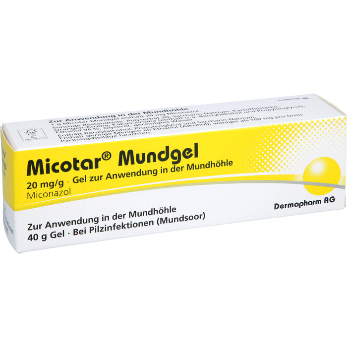 Micotar Mundgel 20 mg/g Gel zur Anwendung in der Mundhöhle, 40 g Gel