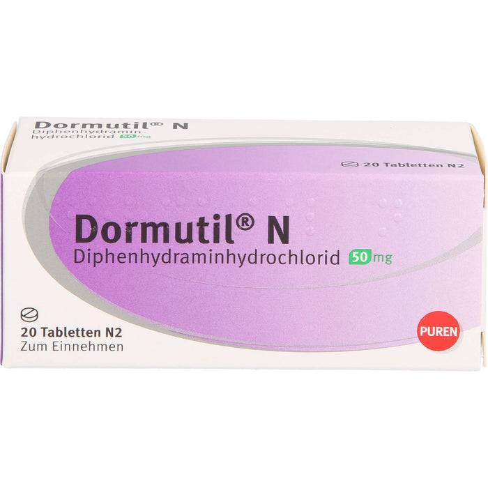 Dormutil N Tabletten bei Einschlaf- und Durchschlafstörungen, 20 St. Tabletten