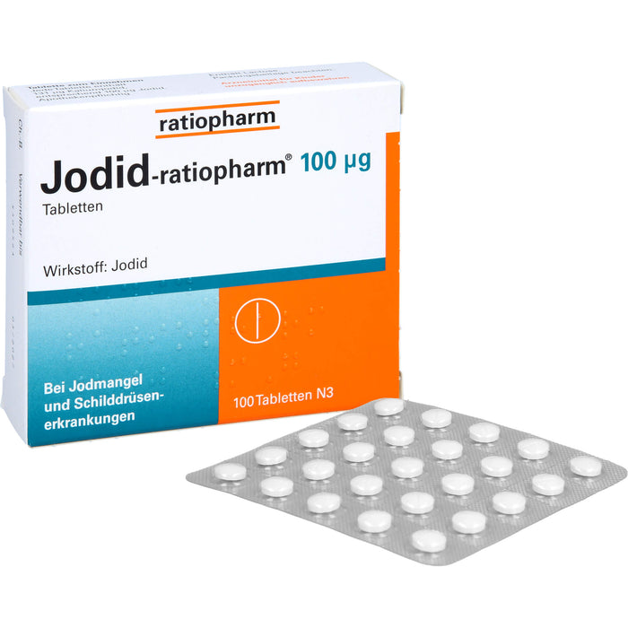 Jodid-ratiopharm 100 µg Tabletten, 100 pc Tablettes