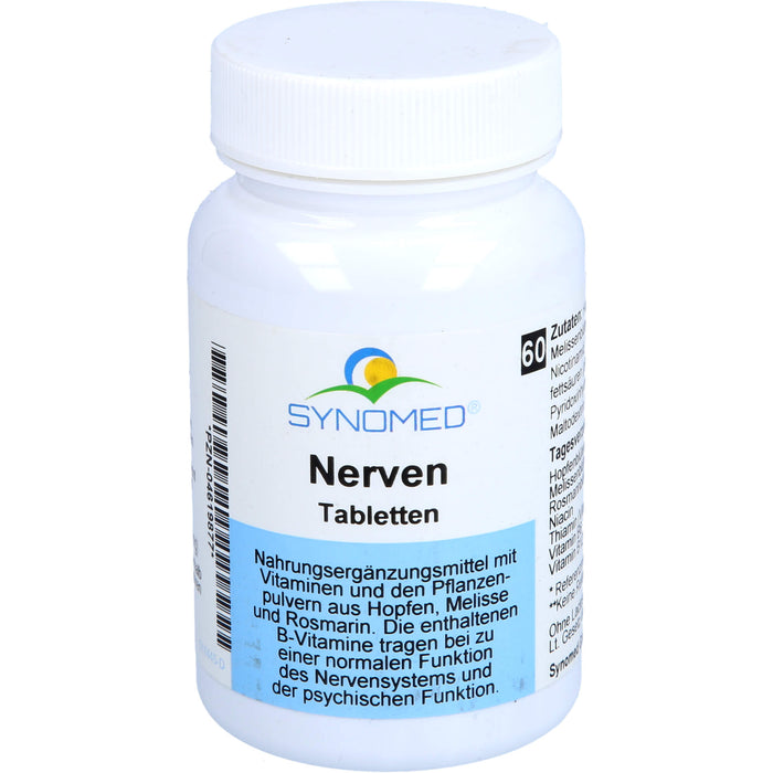 SYNOMED Nerven Tabletten, 60 pc Tablettes