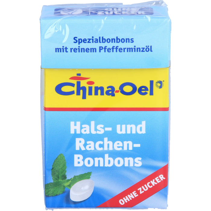 China-Oel Hals- und Rachenbonbons ohne Zucker, 40 g Candies