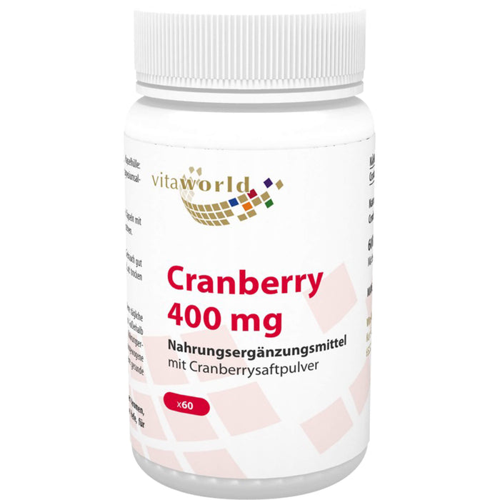 vitaworld Cranberry 400 mg Kapseln, 60 pc Capsules