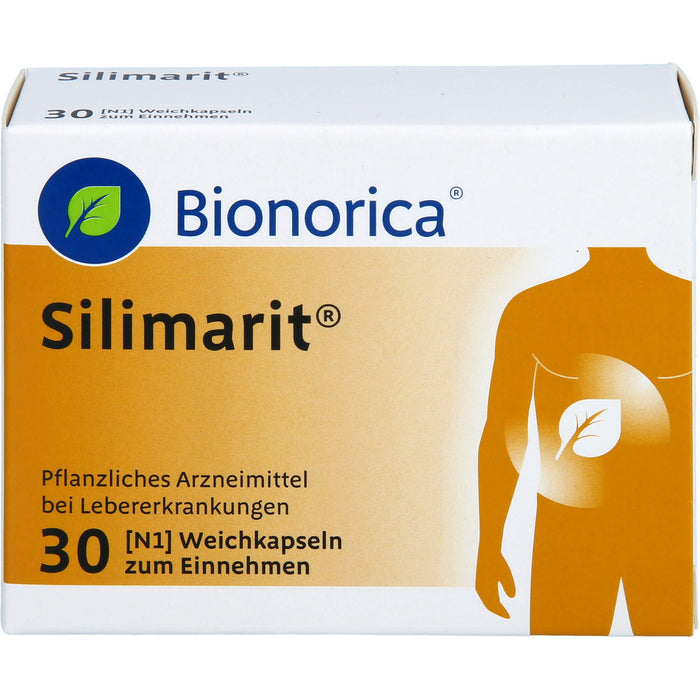 Silimarit Weichkapseln bei Lebererkrankungen, 30 pc Capsules