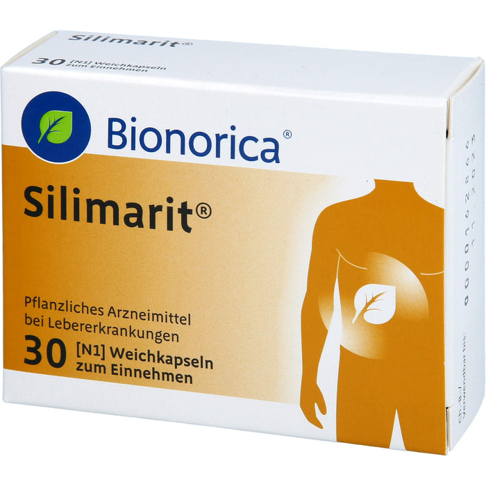 Silimarit Weichkapseln bei Lebererkrankungen, 30 pcs. Capsules