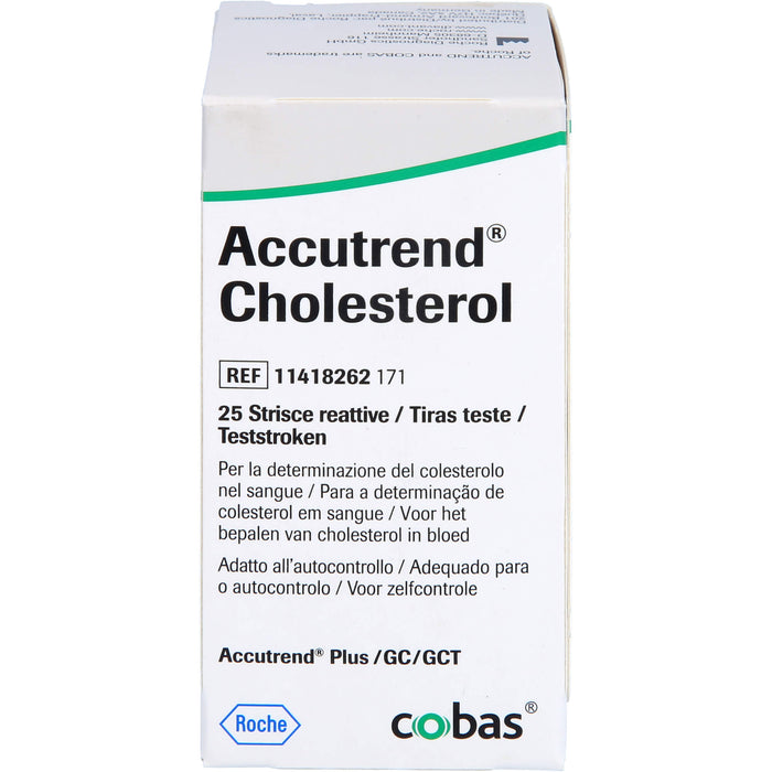 Accutrend Cholesterol Teststreifen, 25 pc Bandelettes réactives