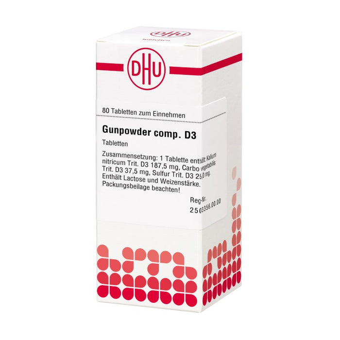 DHU Gunpowder comp. D3 Tabletten, 80 pcs. Tablets