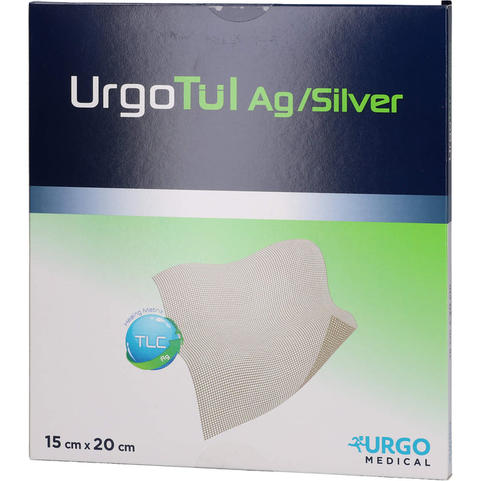 Urgotül Silver, Lipidokolloid-Wundauflage mit Silbersalz, 5 pc Gaze de plaie