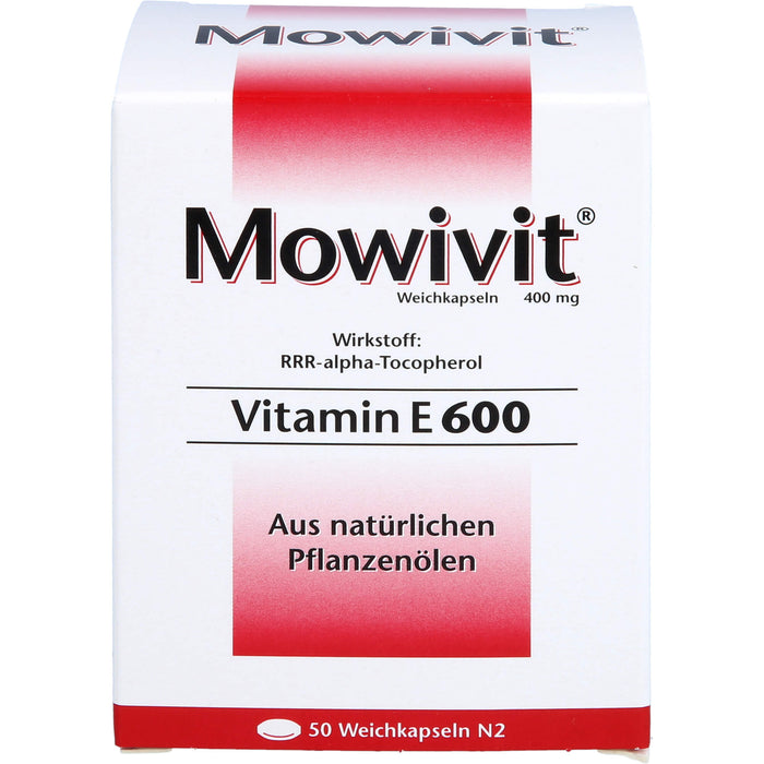 Mowivit Vitamin E 600, 50 St KAP