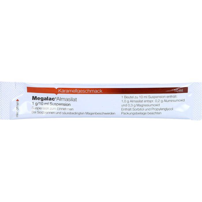 Megalac Almasilat 1 g/10 ml Suspension Beutel, 50X10 ml SUS