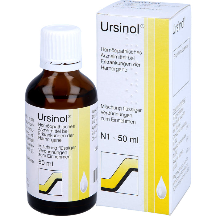 Ursinol Mischung flüssiger Verdünnungen zum Einnehmen, 50 ml Lösung