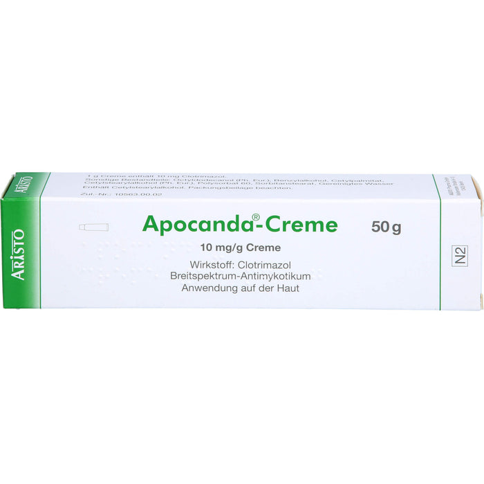 Apocanda-Creme Breitspektrum-Antimykotikum, 50 g Crème