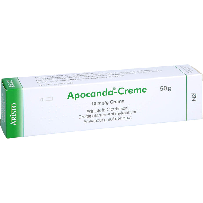 Apocanda-Creme Breitspektrum-Antimykotikum, 50 g Cream