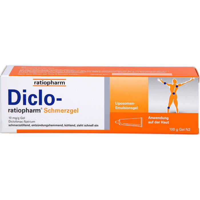 Diclo-ratiopharm Schmerzgel, 100 g Gel