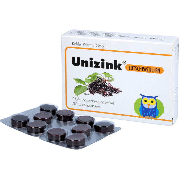 Unizink Lutschpastillen, 30 pcs. Pastilles