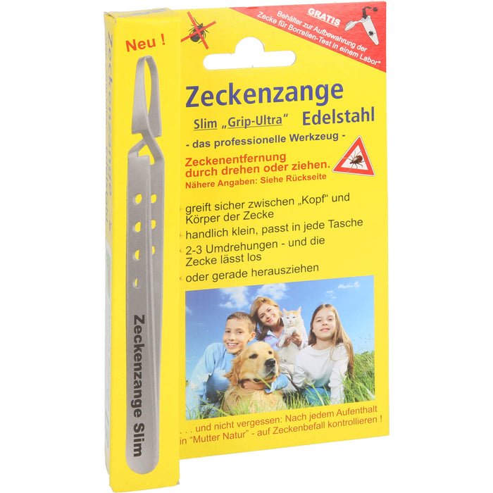 Pharma Brutscher Zeckenzange Chirurgenstahl, 1 pc Suppression des tiques