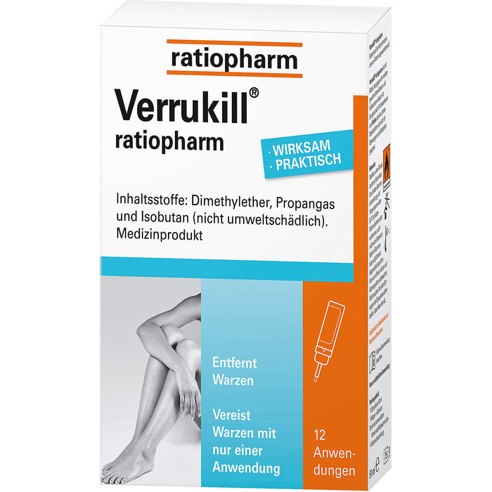 Verrukill-ratiopharm Spray zur Vereisung von Warzen, 50 ml Solution