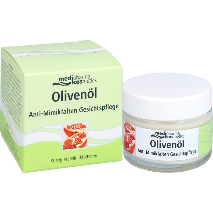 Olivenöl Anti-Mimikfalten Gesichtspflege, 50 ml Creme