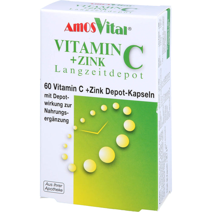 Vitamin C + Zink Depot Kapseln, 60 St. Kapseln