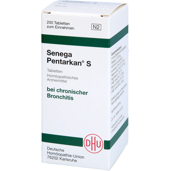 DHU Senega Pentarkan S Tabletten, 200 pc Tablettes