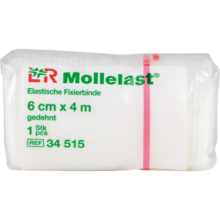 Mollelast Elastische Fixierbinde 6 cm x 4 m, 1 pc Bandage