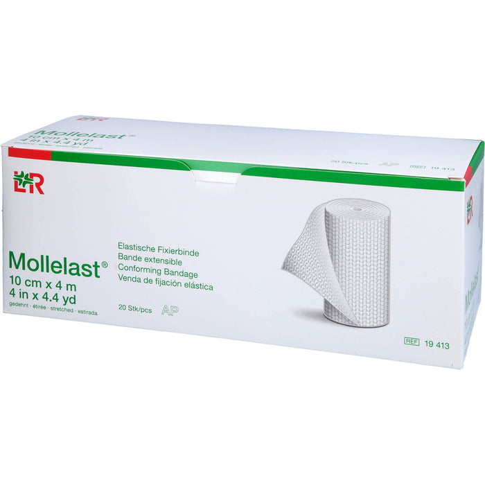 Mollelast Elastische Fixierbinde 10 cm x 4 m, 20 St. Packung