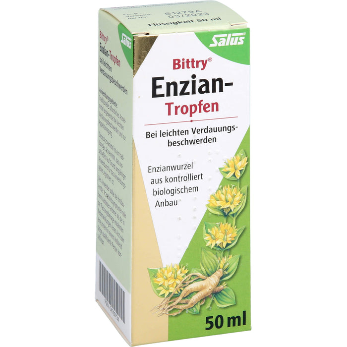 Bittry Enzian-Tropfen b. leicht. Verdauungsbeschw., 50 ml FLE