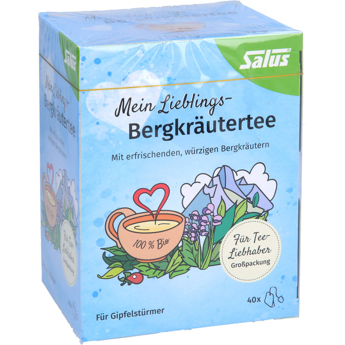 Mein Lieblings-Bergkräuter-Tee bio Salus, 40 St FBE