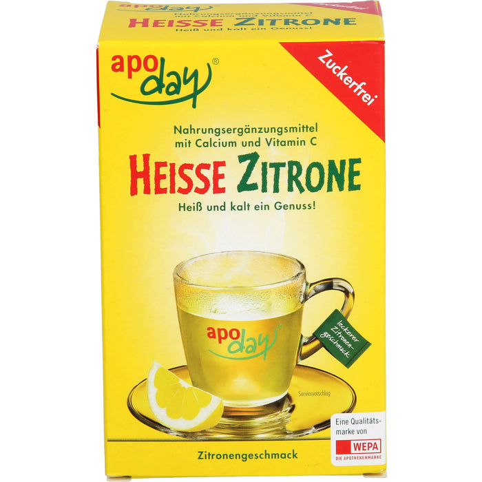 apoday Heisse Zitrone zuckerfrei Beutel, 10 pcs. Sachets