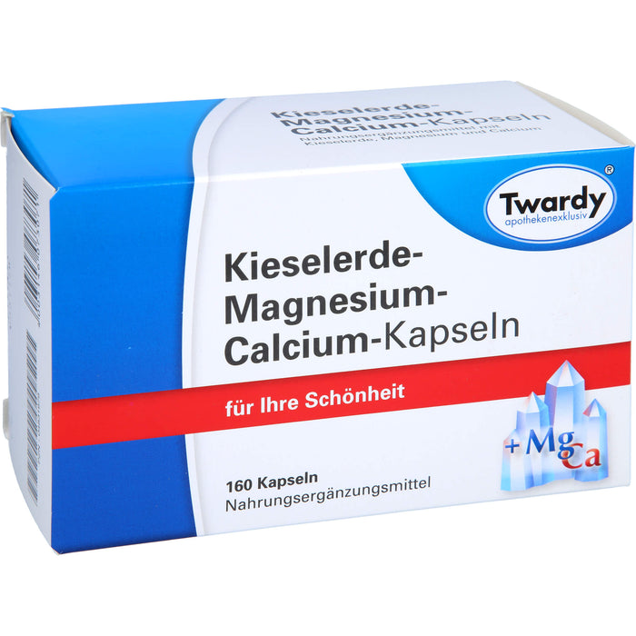 Twardy Kieselerde-Magnesium-Calcium-Kapseln für Ihre Schönheit, 160 pc Capsules