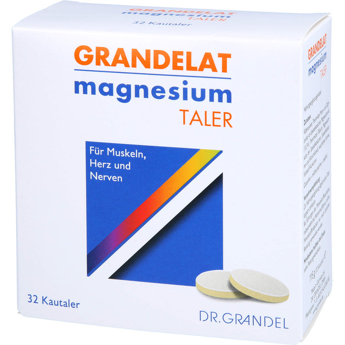 GRANDELAT Magnesium Taler 300 mg, 32 pc Tablettes