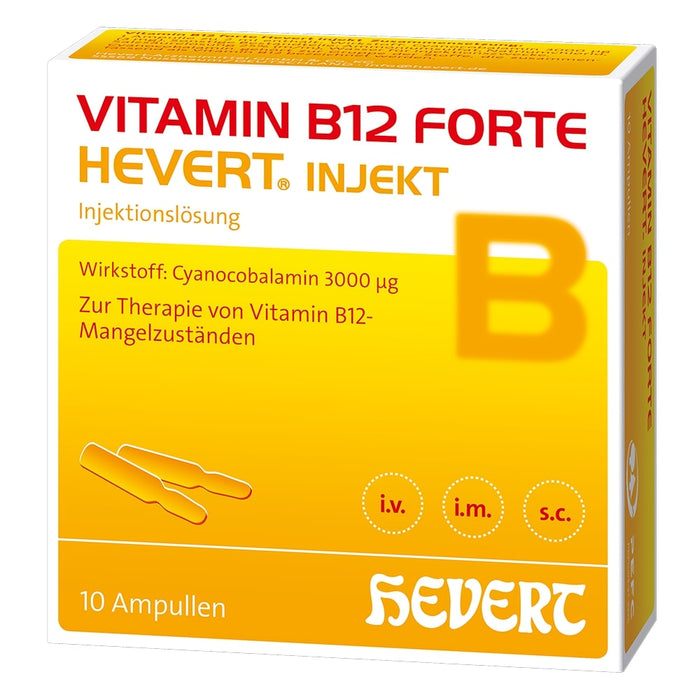 Vitamin B12 forte Hevert injekt Ampullen, 10 pcs. Ampoules