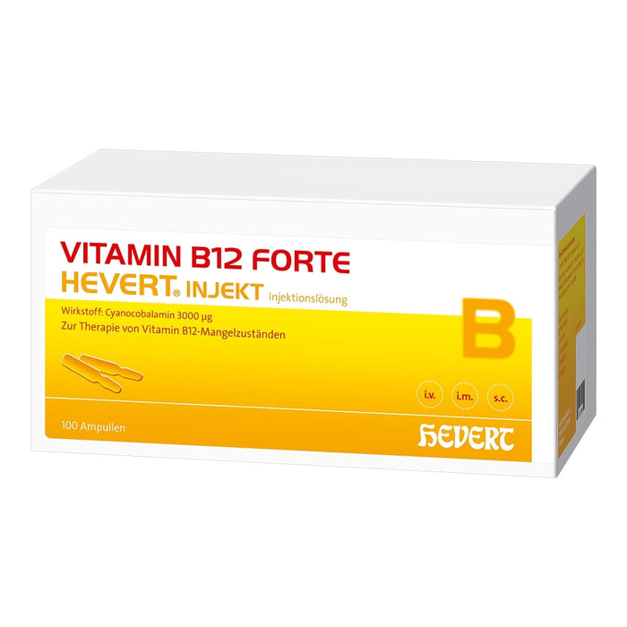 Vitamin B12 forte Hevert injekt Ampullen, 100 pc Ampoules