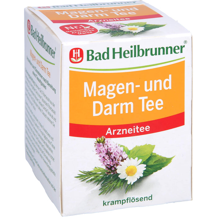 Bad Heilbrunner Magen- und Darm Tee, 8 pc Sac filtrant