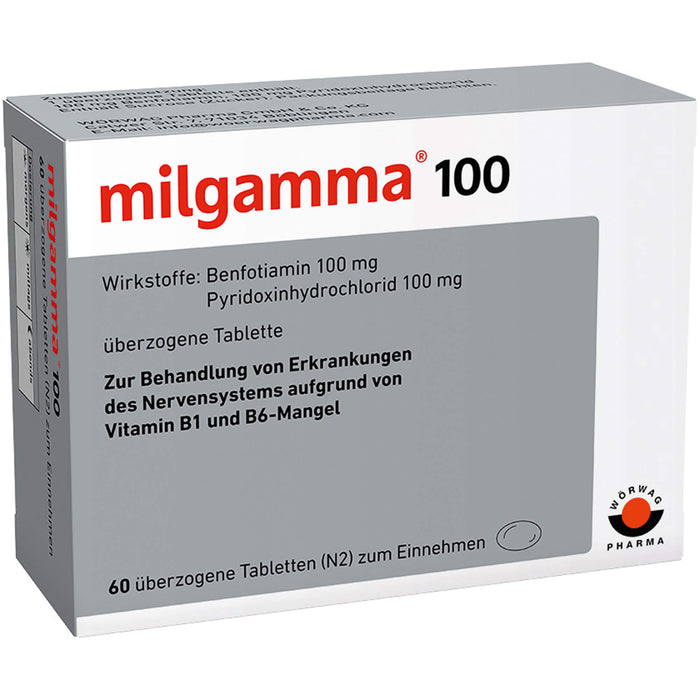 milgamma 100 überzogene Tabletten, 60 pcs. Tablets